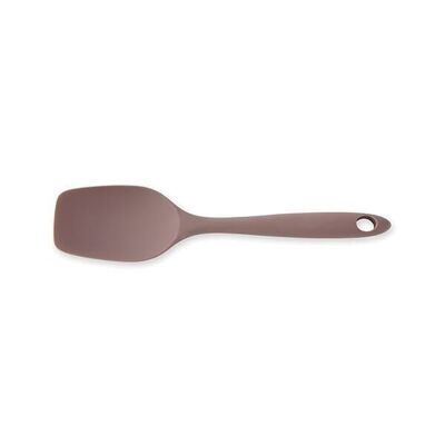 Non-scratch kitchen spoon in silicone 27 cm taupe Mathon