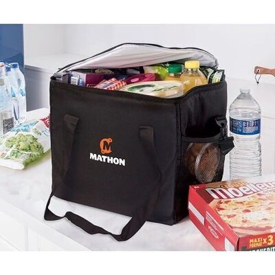 Nevera aislante flexible 3 asas 50 L color negro Mathon