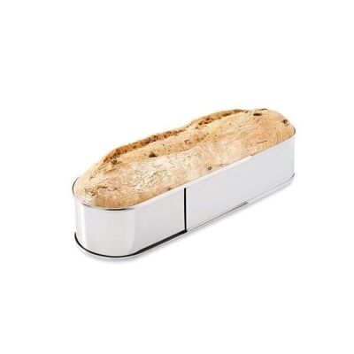 Adjustable stainless steel bread oval 26-38 cm Mathon