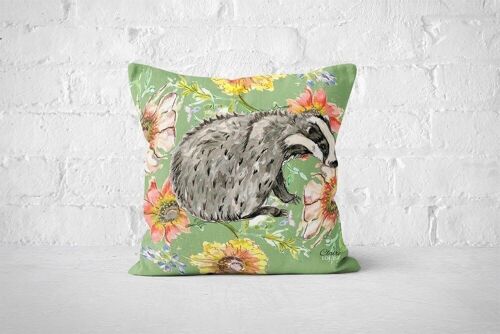 Cottage Floral Badger Cushion