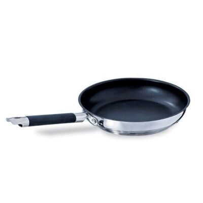 Sartén antiadherente Mathon Rapid Cook acero inoxidable 24 cm