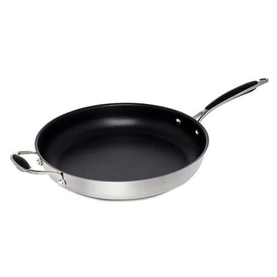 Non-stick stainless steel frying pan Excell' Inox 32 cm Mathon