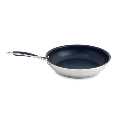 Excell'Inox stainless steel non-stick frying pan 28 cm Mathon