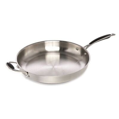 Excell'Inox stainless steel frying pan 32 cm Mathon