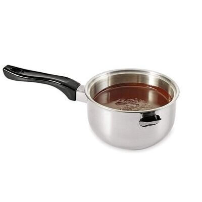 Saucepan bain-marie stainless steel induction Mathon