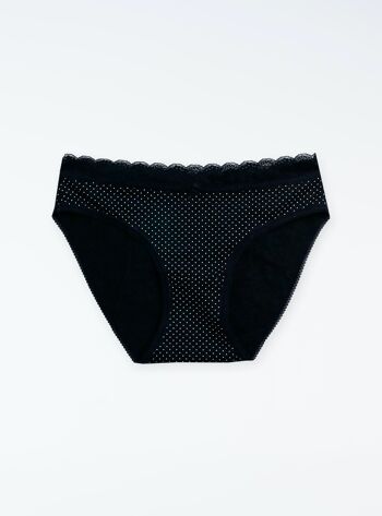 Culotte de grossesse basique à pois 5