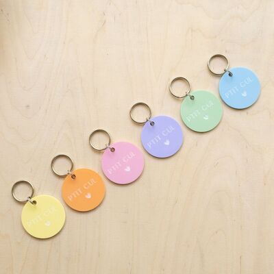 COLORFUL ROUND KEY RING P'TIT ASS