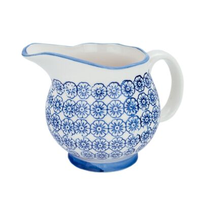 Nicola Spring Patterned Milk and Gravy Jug - Blue Flower