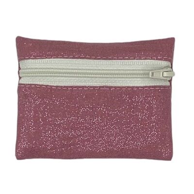Pouch XS, "Scintillant" pink