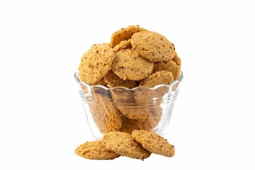 Biscuits apéritifs bio Oignon Piment d'Espelette - Vrac en poche de 3kg