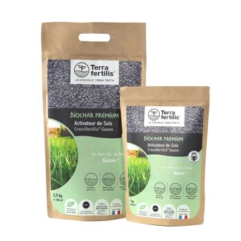 Biochar - Activateur de Sol spécial Gazon - 1 kg 6