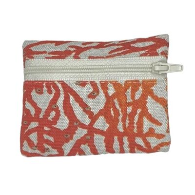 Pouch XS, "Caledonia" coral