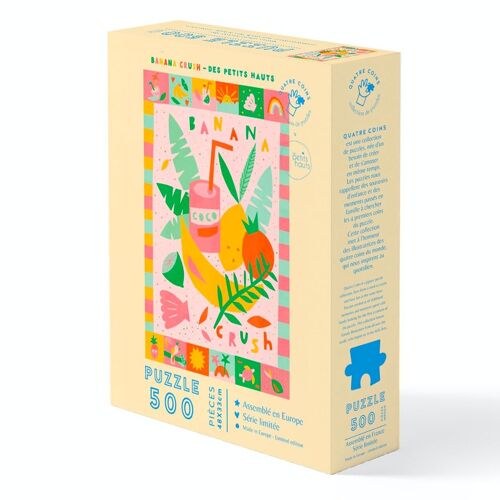 Puzzle Banana Crush - La Petite Épicerie x Des Petits Hauts - 500 pièces (310057)