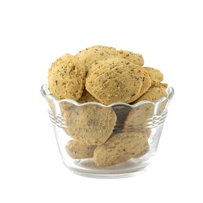Biscuits Apéritifs Bio Thym Romarin - Vrac en poche de 3kg
