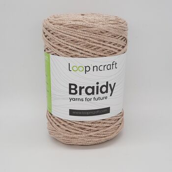 Brady Cordon Lurex Beige et Doré 250gr - 1 pièce 2