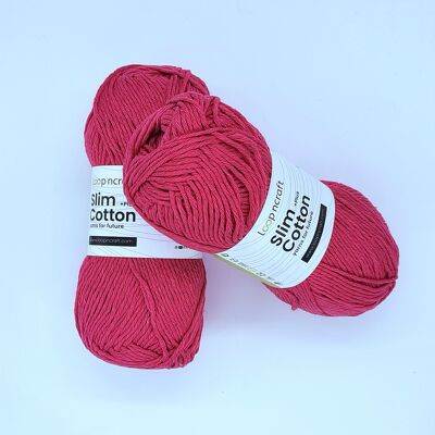 Cotone Riciclato Slim Fucsia 100gr - 5 pezzi