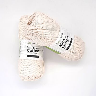 Cotone Riciclato Slim Panna 100gr - 5 pezzi