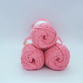 Barbie Rose Slim Coton Recyclé 100gr - 5 pièces 2