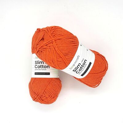 Cotone Riciclato Slim Cotton Arancione 100gr - 5 pezzi