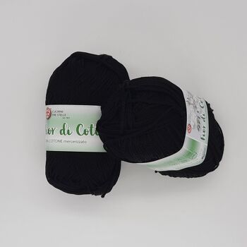 Fleur de coton noir n.001 2