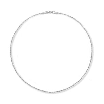 Silver Delicate Rope Chain