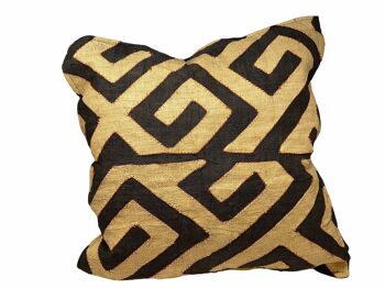 Coussin tissu africain Kuba 50x50cm (cw1) 1