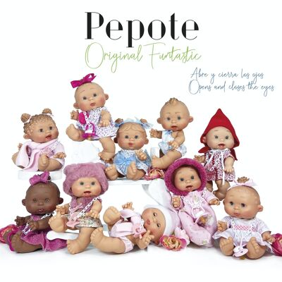 DOLL PEPOTE ORIGINAL FUNTASTIC OPEN AND CLOSE EYE