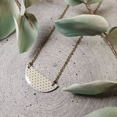 collier réversible Montrésors – pois 0420