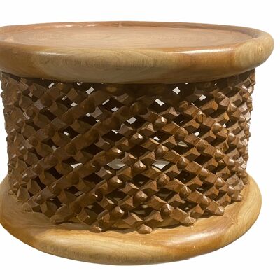 Bamileke Tisch - 66cm - Natur