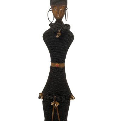 Namji Doll - Black beaded (1512)