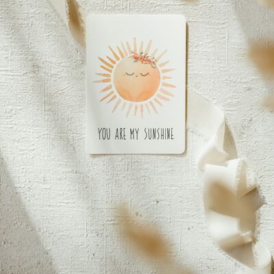Card You are my Sunshine