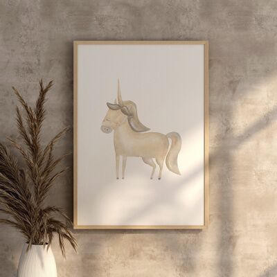 Poster unicorno DIN A4