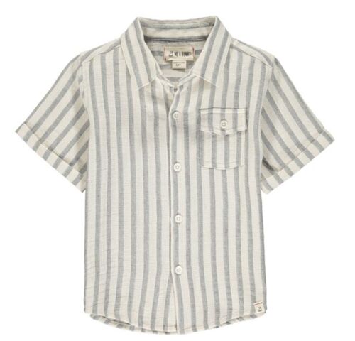 NEWPORT short sleeved shirt teen Grey/white stripe