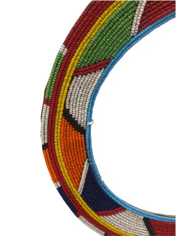 Collier de perles Kenya Masai - (L04) 5