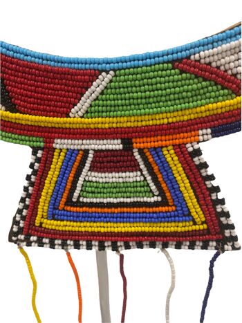 Collier de perles Kenya Masai - (L04) 6