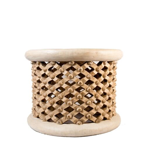 Bamileke Stool \ Table - 57cm - Natural TR22