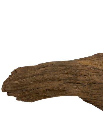 Poisson sculpté à la main en bois flotté - M (1205) 2