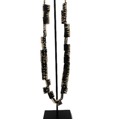 Kenya Beads Necklace - Square bead necklace (47.7)