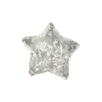 Cristal étoile à facettes, 3x3 cm, quartz clair 3