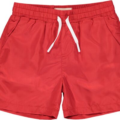 Short de bain SURF Rouge