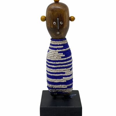 Muñeca Namji - Bebé 17cm - Rayas azules y blancas