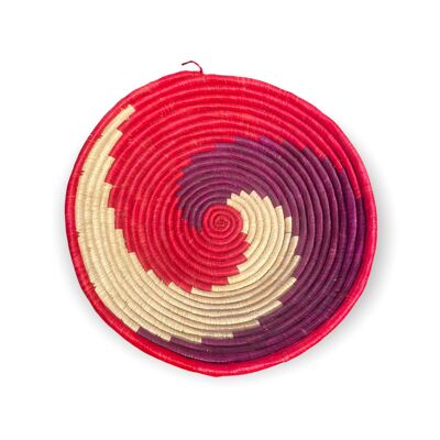 Cesta de Pared Senegal - Rojo 30x10cm