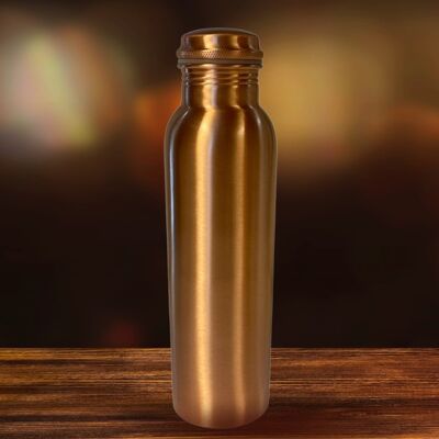 Botella de agua de cobre puro suave - 950 ml
