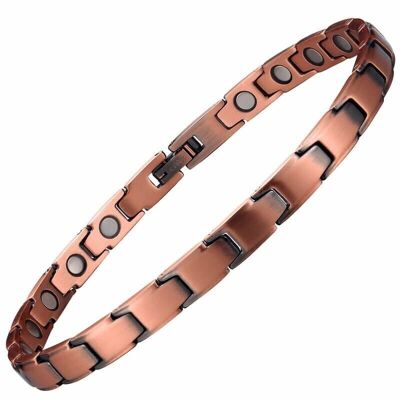 Luxury health bracelet magnetic copper - 0.7 cm W