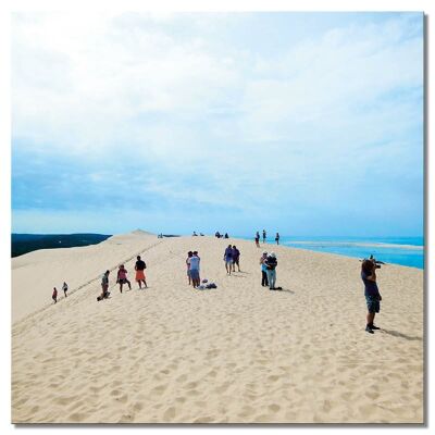 Mural: On the dune 3 - square 1:1 - many sizes & materials - exclusive photo art motif as a canvas picture or acrylic glass picture for wall decoration