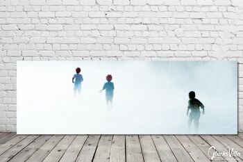 Papier peint : Dans le brouillard de Bordeaux - Paysage panoramique 3:1 - Nombreuses tailles et matériaux - Motif d'art photographique exclusif sous forme d'image sur toile ou d'image en verre acrylique pour la décoration murale 7