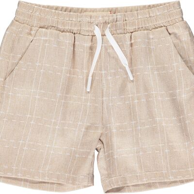 SURF Badeshorts Creme Gitter Kinder