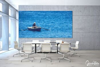 Papier peint : personnes au bord de la mer 11 - format paysage 2:1 - nombreuses tailles et matériaux - motif d'art photo exclusif comme image sur toile ou image sur verre acrylique pour la décoration murale 5