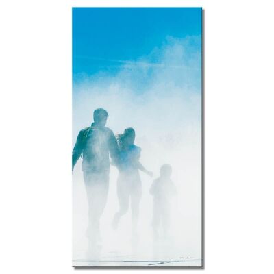Mural: In the fog of Bordeaux 15 - portrait format 1:2 - many sizes & materials - exclusive photo art motif as a canvas picture or acrylic glass picture for wall decoration