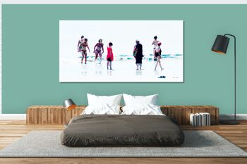 Papier peint : personnes au bord de la mer 6 - format paysage 2:1 - nombreuses tailles et matériaux - motif d'art photo exclusif comme image sur toile ou image sur verre acrylique pour la décoration murale 14